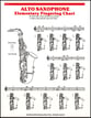 FINGERING CHART ALTO SAX cover